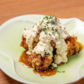 料理メニュー写真&nbsp;もも肉の甘辛から揚げ タルタル添え