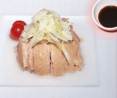 蒸し鶏の冷製