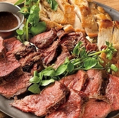 肉の5種盛りプレート