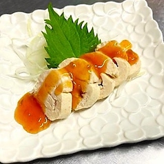 自家製”鶏ハム”さっぱり梅ソース