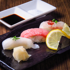 寿司3貫盛り合わせ（Aセット）