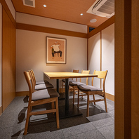接待や特別な会食に最適なおもてなし完全個室