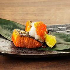 銀鮭のいくらおろし