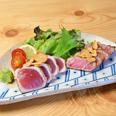 生本まぐろ・生まぐろのレアステーキ 2種食べ比べ