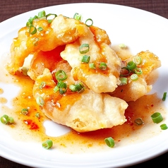 白身魚のフライ甘酢ソース
