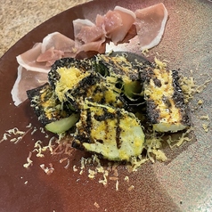焼きズッキーニと生ハム