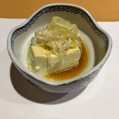 冷奴ネギごま油