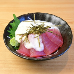 生まぐろの山掛け