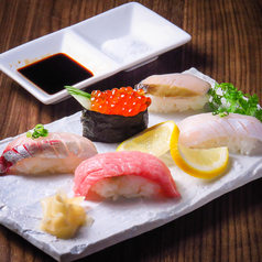 寿司5貫盛り合わせ（Bセット）