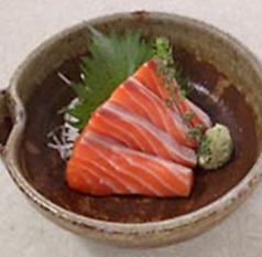 サーモン刺身