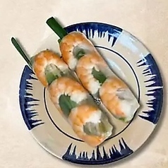 ゆでエビの生春巻き(1個)