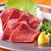 低温処理した刺身メニューなど、おつまみも絶品が勢揃い