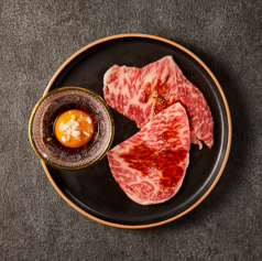 特選ロース焼きしゃぶ月見ダレ(1枚)