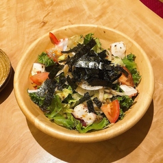 茶そばサラダ
