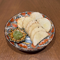 山芋と刻みわさびの醤油漬け