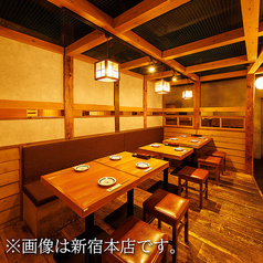 様々な用途に合わせてご利用可能な多彩なお席をご用意！！周りを気にせず賑やかなご宴会をお楽しみ下さい。
