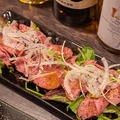料理メニュー写真&nbsp;牛タンカルパッチョ