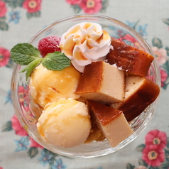 チーズケーキのパフェ