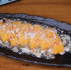 だし巻き玉子　～かに風味あんかけ～