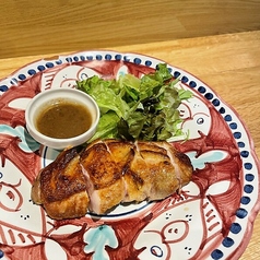 鶏モモ肉のオーブン焼き ガーリックソース