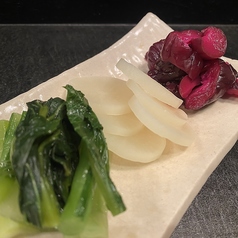 漬物盛合せ
