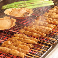 香ばしい炭火の香りが食欲をそそる！