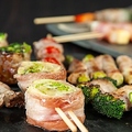 料理メニュー写真&nbsp;季節の肉巻き串