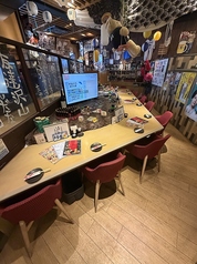 2人でゆっくりと語り合えるカウンターになっています♪デートにもおすすめです★