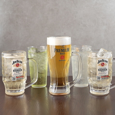 ビールからカクテルまで！様々な種類のドリンクをご用意