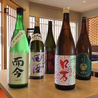 絶品料理と全国から取り寄せる日本酒をお楽しみください