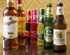生ビール以外にもタイビールもご用意♪430円~