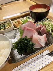 鮮魚刺身盛り定食