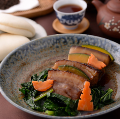 豚肉のプアール茶煮込み【豚の角煮】