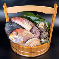 【日本が誇る最高レベルの朝獲れ鮮魚。】