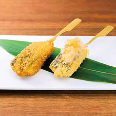 さばの串カツ2種盛り合わせ～なにわソース・おろしポン酢～