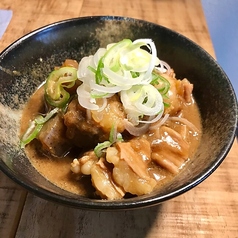 自家製国産豚もつ煮込み
