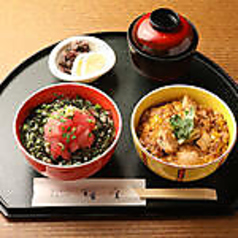 ミニまぐろ丼/ミニ親子丼