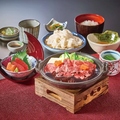 料理メニュー写真&nbsp;【宮崎牛】味噌すき鍋とお刺身御膳