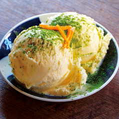 バニラアイス　抹茶風味