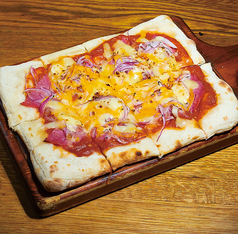 スペイン産サラミのピッツァ