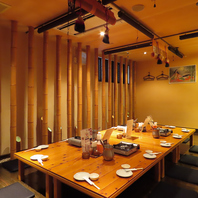 人数に合わせたお席の配置を致します！