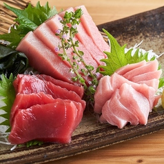 刺身3点盛り合わせ