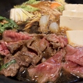 料理メニュー写真&nbsp;常陸牛A5&A4食べ比べすき焼き膳