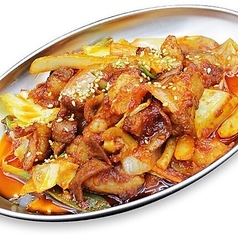 牛コプチャン 旨辛炒め