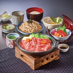 【宮崎牛】すき鍋とお刺身御膳