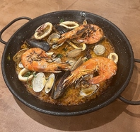 魚介ミックスのパエリア