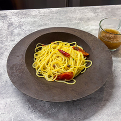 シチリア産スカーリアさんのアンチョビペペロンチーノ