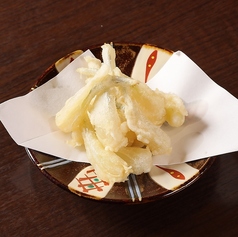 島らっきょうの天ぷら