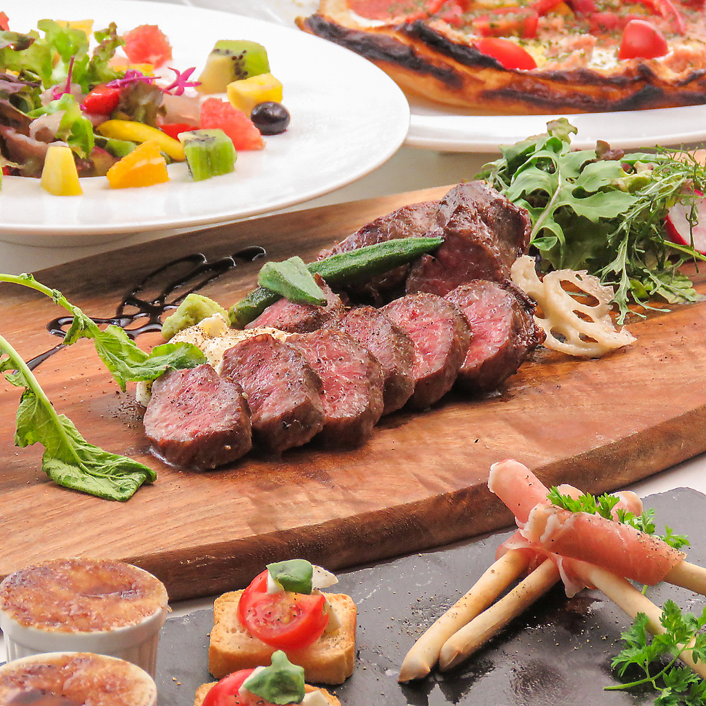 お肉メインの飲み放題付イタリアンコース！♪お誕生日会や女子会・会社宴会にオススメ♪☆