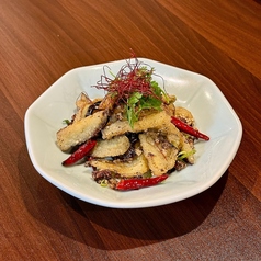 ナスのピリ辛炒め